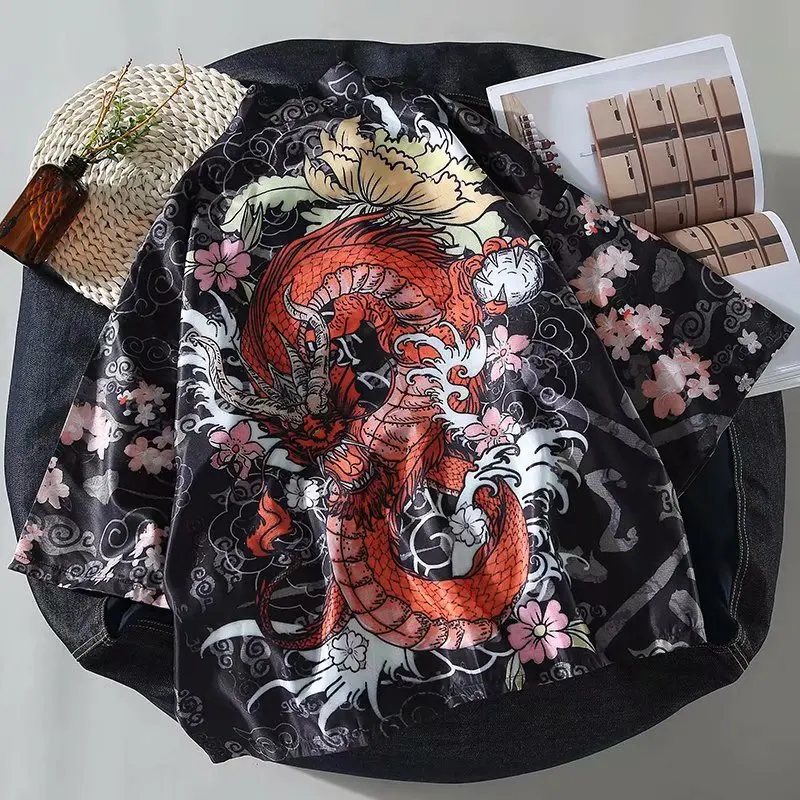 Kimono Cardigan Men Japanese Kimono Traditional Beach Thin Holiday Kimono Cosplay Costume Print Yukata Male Fashion Casual Shirt
Kimono Cardigan Men Japanese Kimono Traditional Beach Thin Holiday Kimono Cosplay Costume Print Yukata Male Fashion Casual Shirt