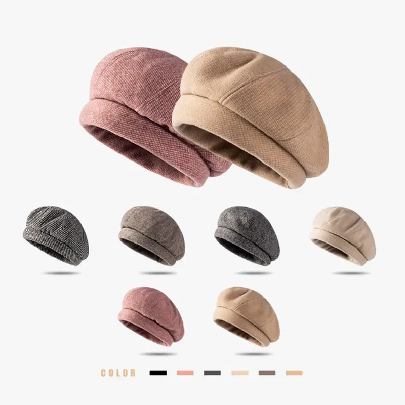 Warm solid color autumn and winter hat women's fashion curling fur ball plus velvet padded wool hat
Warm solid color autumn and winter hat women's fashion curling fur ball plus velvet padded wool hat