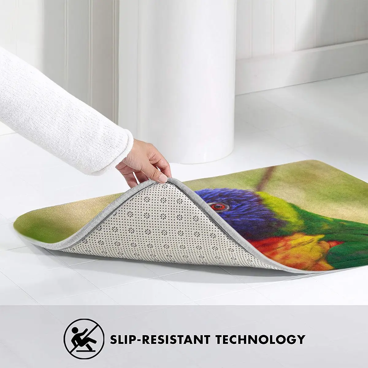 Colorful Bird Flannel Doormat Welcome Doormat Carpet Anti-Slip Nordic Style Colorful Bottom Door Floor Room Dustproof Mats 
Colorful Bird Flannel Doormat Welcome Doormat Carpet Anti-Slip Nordic Style Colorful Bottom Door Floor Room Dustproof Mats