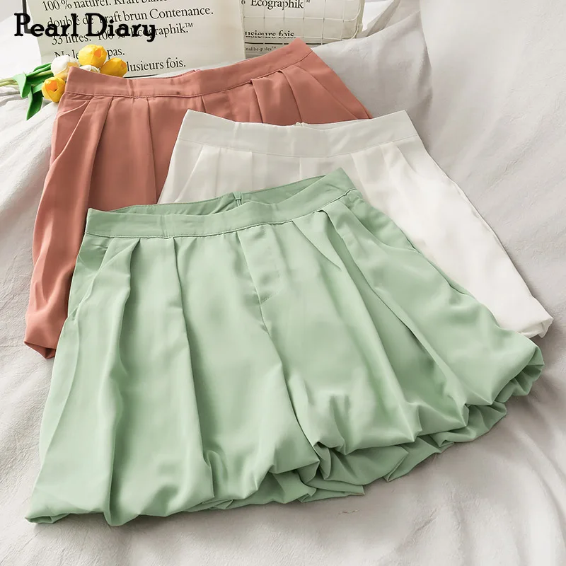 Pearl Diary Women Lantern Shorts Summer High Waist Woven Pleated Waist Casual Hot Short Pant Holiday Party Club Sweet Shorts
Pearl Diary Women Lantern Shorts Summer High Waist Woven Pleated Waist Casual Hot Short Pant Holiday Party Club Sweet Shorts
