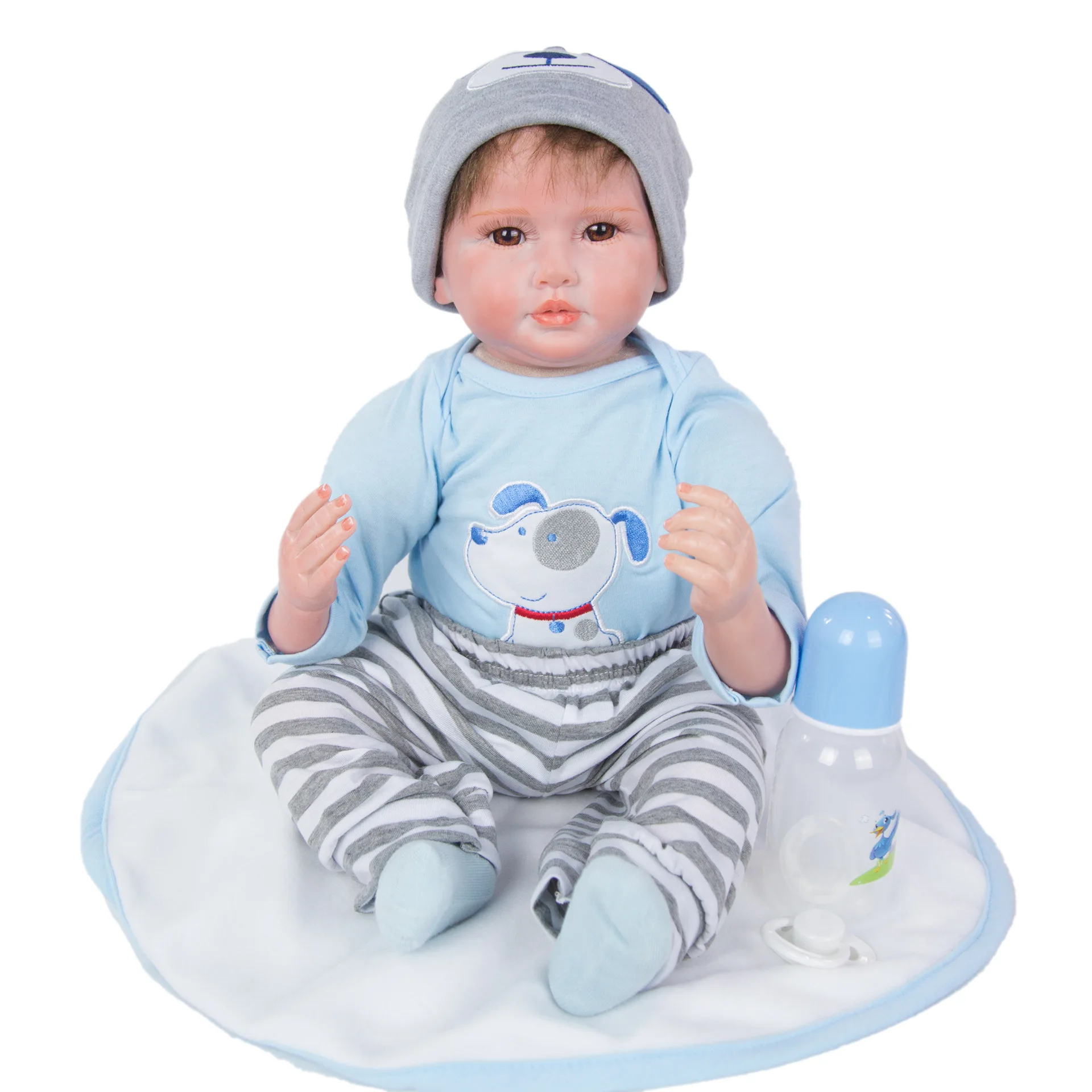 22-Inch Reborn Baby Doll Cloth Body Model Infant CHILDREN'S Early Education Cute Mascot Model Baby
22-Inch Reborn Baby Doll Cloth Body Model Infant CHILDREN'S Early Education Cute Mascot Model Baby