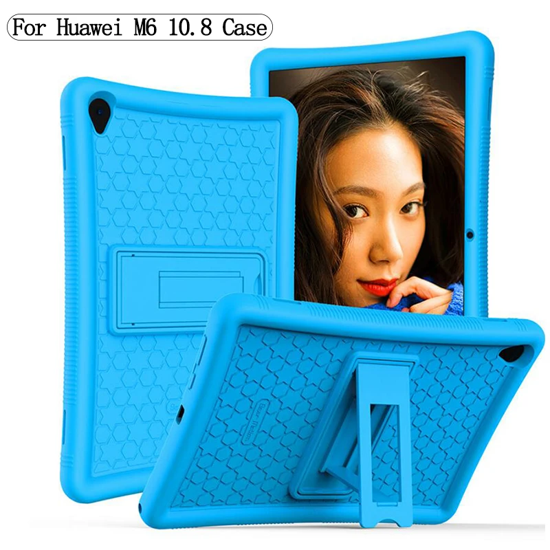 Silicone Rugged Case For Huawei Mediapad M6 10.8 Cover SCM-AL09/W09 Kids-Friendly Shockproof Protective Soft Shell
Silicone Rugged Case For Huawei Mediapad M6 10.8 Cover SCM-AL09/W09 Kids-Friendly Shockproof Protective Soft Shell