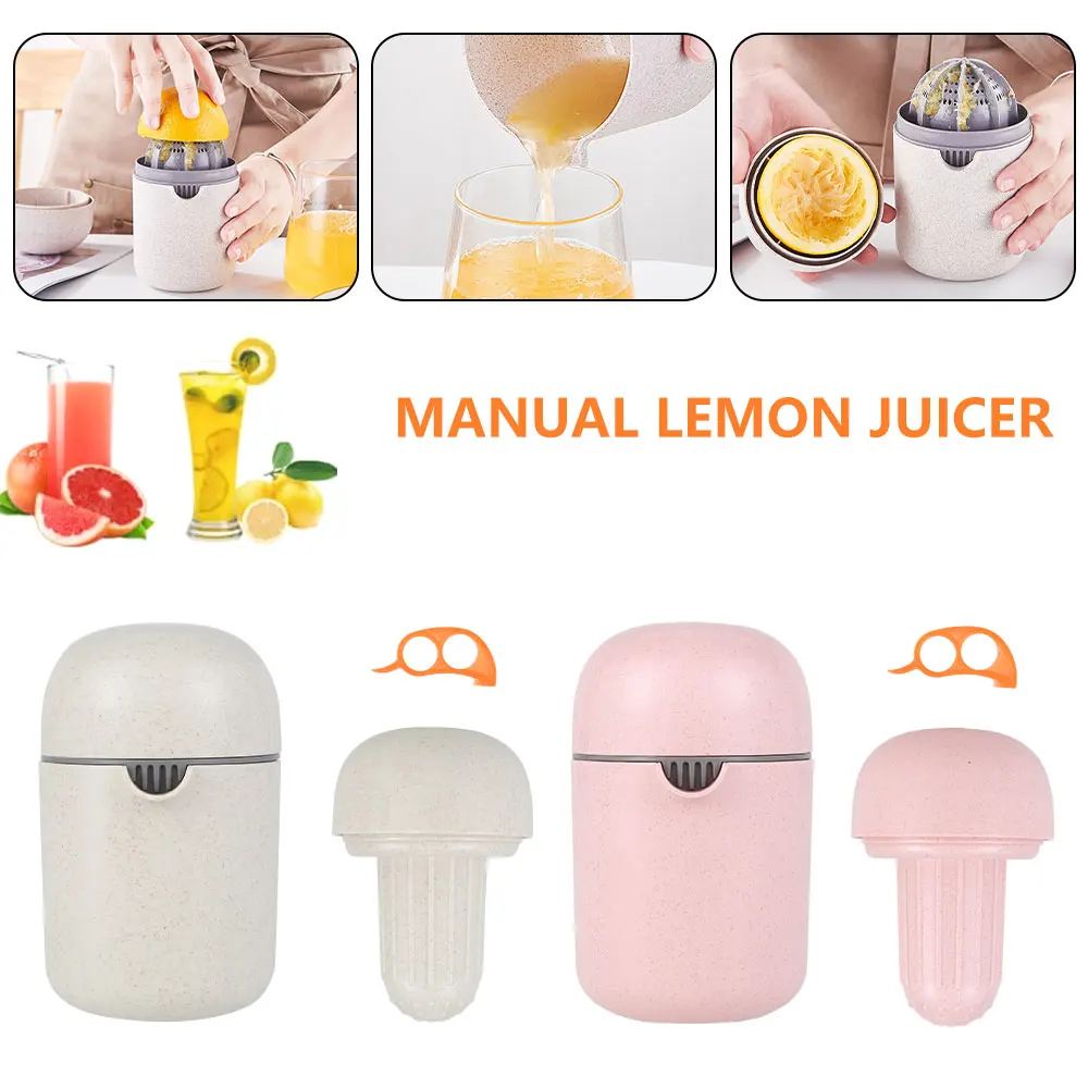 Manual Juicer Portable Juicer Cup Manual Lemon Juicer Mini Fruit Juicer Wheat Straw Material Two-Way Squeezing
Manual Juicer Portable Juicer Cup Manual Lemon Juicer Mini Fruit Juicer Wheat Straw Material Two-Way Squeezing