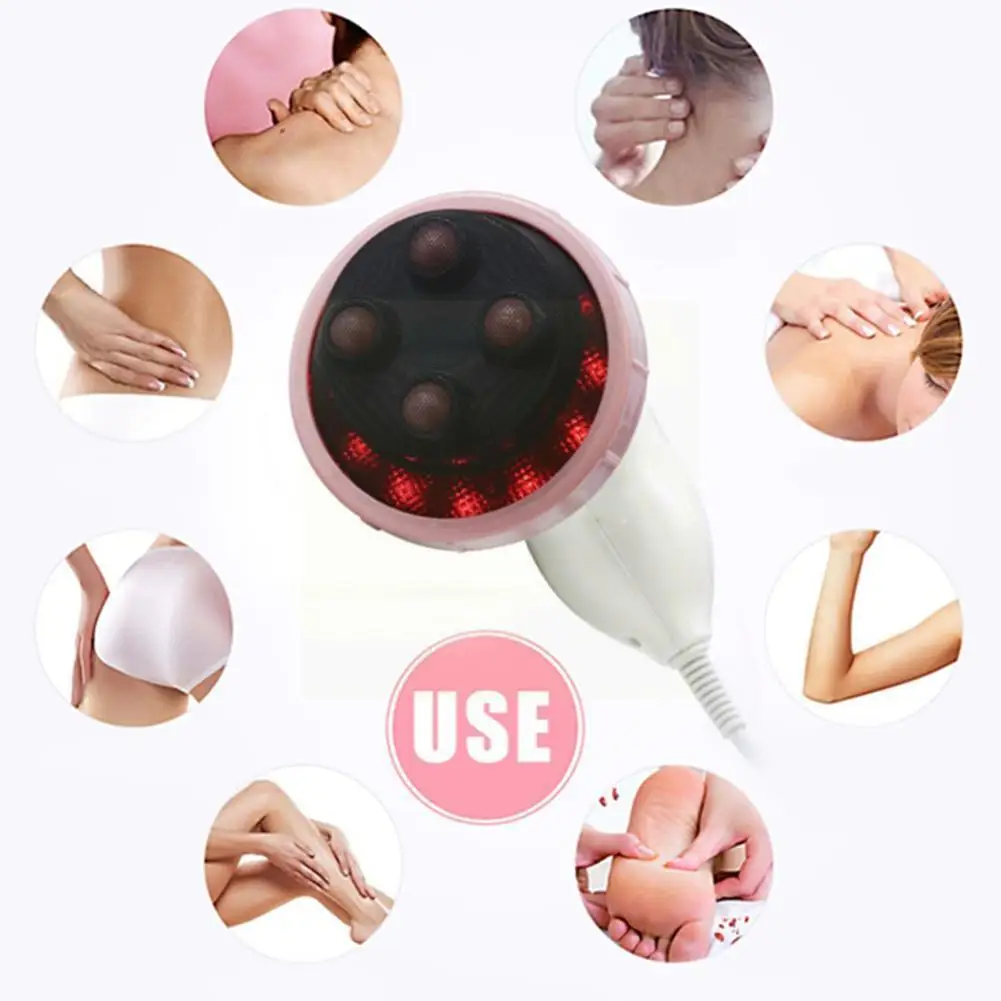 Electric Massager Body Slimming Vibration Roller Fat Machine Pushing Electric Massage With Heads Lazy Massager Infrared 4 B8d8
Electric Massager Body Slimming Vibration Roller Fat Machine Pushing Electric Massage With Heads Lazy Massager Infrared 4 B8d8