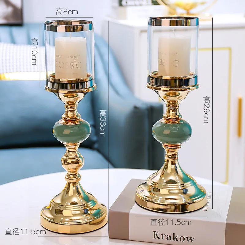 Romantic Nordic Candle Holder Dinner Table Luxury Metal Elegant Simple Candle Holder Glass Cylinder Bougeoir Home Decor BE50CH 
Romantic Nordic Candle Holder Dinner Table Luxury Metal Elegant Simple Candle Holder Glass Cylinder Bougeoir Home Decor BE50CH