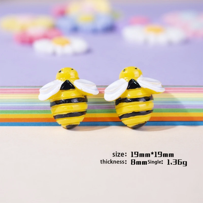 X7AB 50 Pieces Tiny Mini Cute Resin Bee Shaped Flatback Embellishment for DIY Craft Scrapbooking Phone Case Kids Hairpin
X7AB 50 Pieces Tiny Mini Cute Resin Bee Shaped Flatback Embellishment for DIY Craft Scrapbooking Phone Case Kids Hairpin