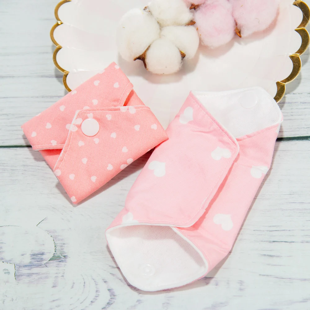 

1pc Soft Women Panty Liner Cloth Napkin Reusable Menstrual Pads Washable Sanitary Pads Period Cotton Pads Feminine Hygiene 180mm