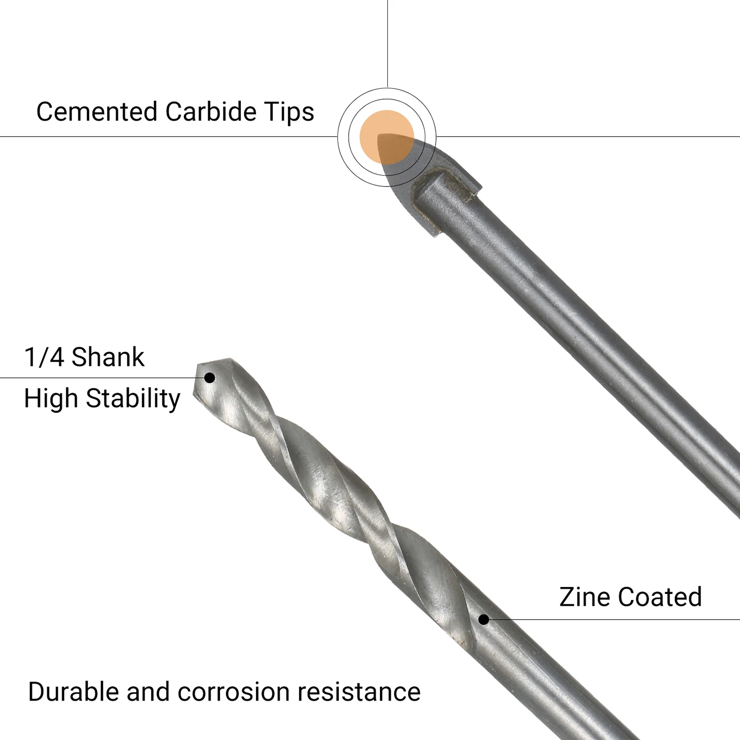 68mm Bi-Metal and Hole Saw Set Tiles Marble Glass Ceramic Hole Opener Power Tools Accessories HSS Steel Drill Bit Hole Cutter
68mm Bi-Metal and Hole Saw Set Tiles Marble Glass Ceramic Hole Opener Power Tools Accessories HSS Steel Drill Bit Hole Cutter