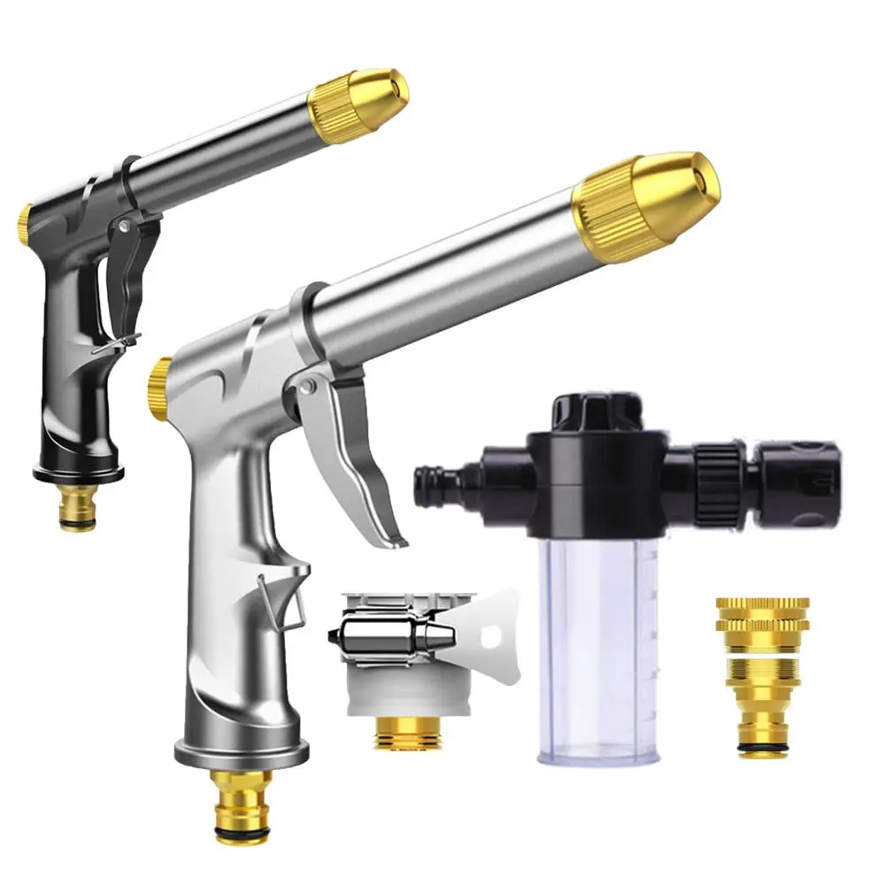 Portable High Pressure Water Gun Garden Watering Hose Nozzle High Pressure Washer Water Spray Gun Sprinkler Foam Water Gun
Portable High Pressure Water Gun Garden Watering Hose Nozzle High Pressure Washer Water Spray Gun Sprinkler Foam Water Gun
