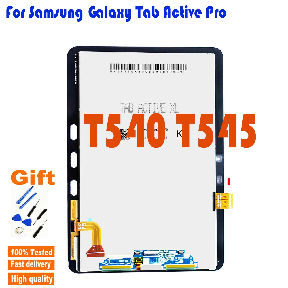 Для Tab Active Pro SM-T540/T545/T547 ЖК-экран и дигитайзер в сборе для Samsung Galaxy Tab Active Pro 540/T545/T547 дисплей
Для Tab Active Pro SM-T540/T545/T547 ЖК-экран и дигитайзер в сборе для Samsung Galaxy Tab Active Pro 540/T545/T547 дисплей
