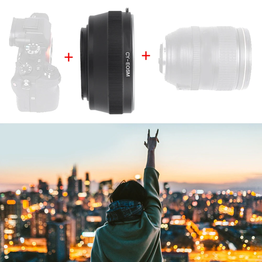 Кольцо адаптера объектива для Contax/Yashica C/Y крепление объективов для Canon EF‑M Крепление объектива камеры
Кольцо адаптера объектива для Contax/Yashica C/Y крепление объективов для Canon EF‑M Крепление объектива камеры