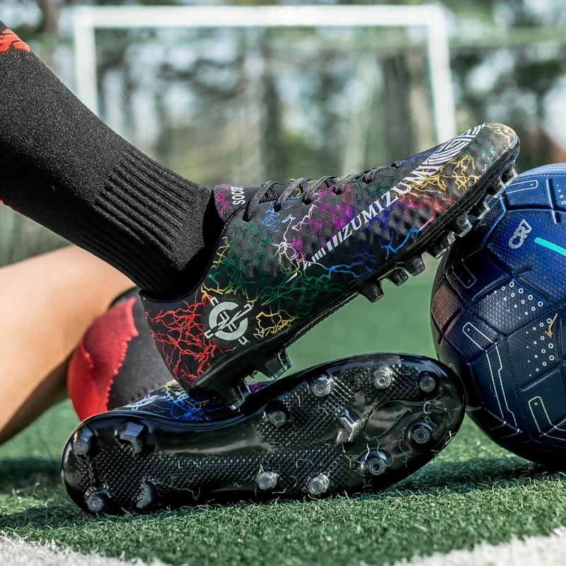 2021 New Arrival Men's Soccer Shoes Large Size Ultralight Football Boots Boys Sneakers Non-Slip AG/TF Soccer Cleats Ankle Boots
2021 New Arrival Men's Soccer Shoes Large Size Ultralight Football Boots Boys Sneakers Non-Slip AG/TF Soccer Cleats Ankle Boots