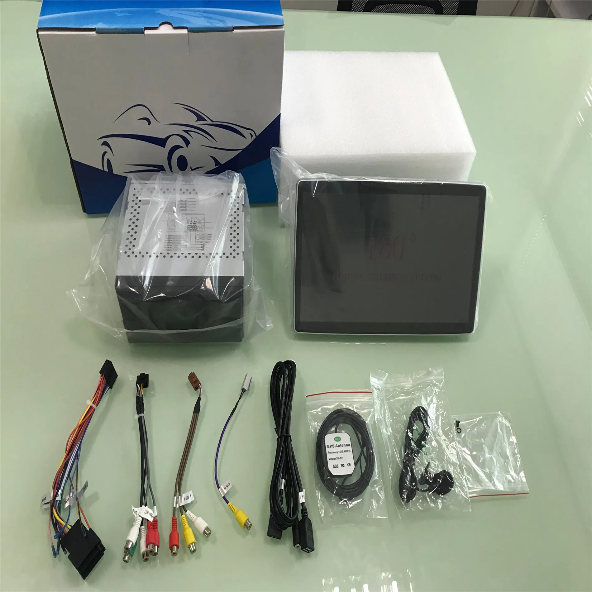 Klyde KD-1280 100 градусов вращения Tesla стиль универсальная модель с системой android 9 0 PX6