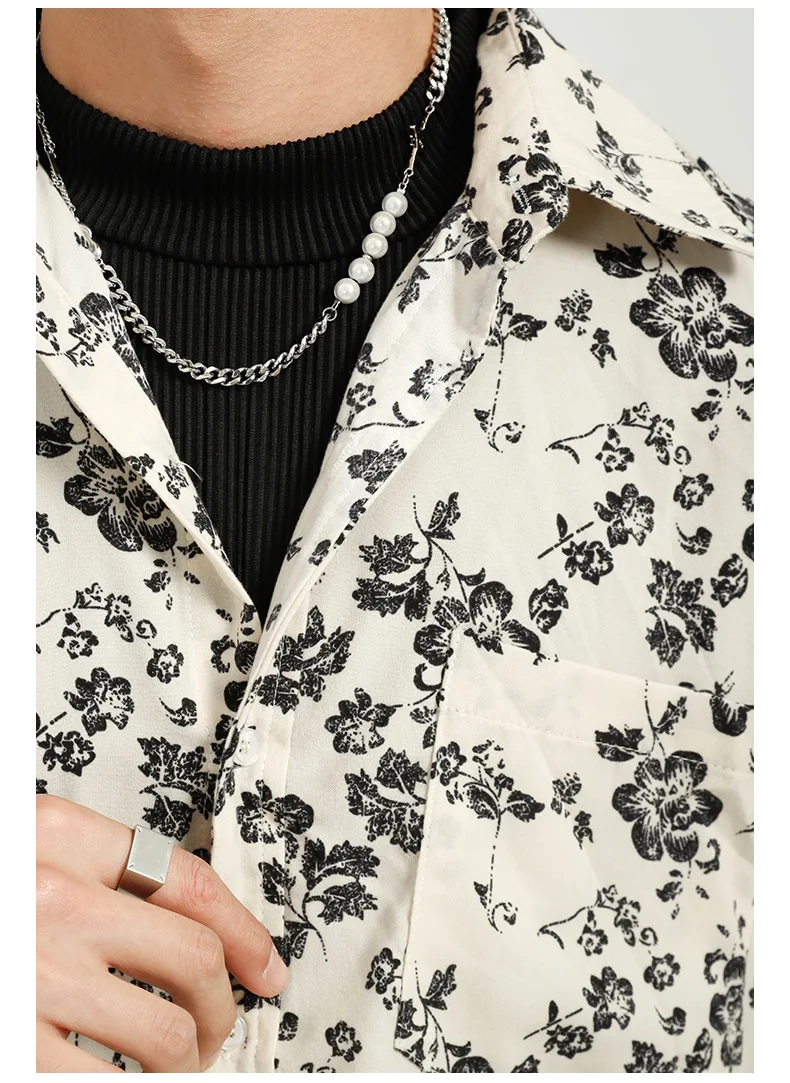 IEFB Men's Wear 2021 Spring New Vintage Printed Long Sleeve Shirt Fashion Casual Single Breasted Blouse Tops For Male 9Y6144 
IEFB Men's Wear 2021 Spring New Vintage Printed Long Sleeve Shirt Fashion Casual Single Breasted Blouse Tops For Male 9Y6144