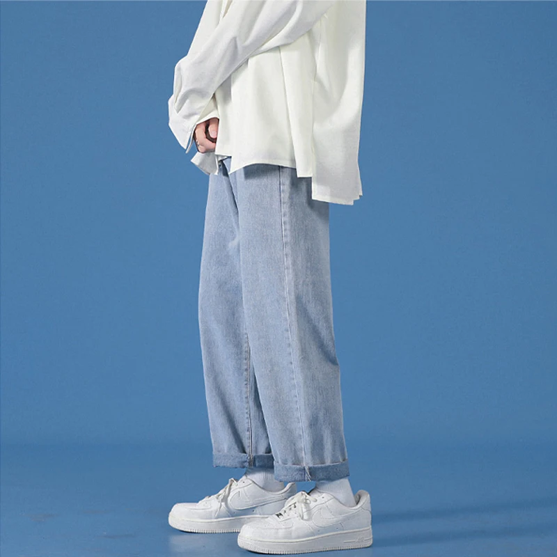 Прямые мужские джинсы, брюки 2023, уличная одежда, унисекс, повседневные мужские брюки
Прямые мужские джинсы, брюки 2023, уличная одежда, унисекс, повседневные мужские брюки