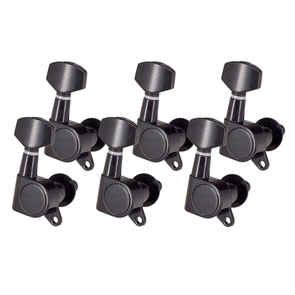 Classic Guitar Tuning Pegs Tuners Machine Heads for Electric Guitar 6R Black
Classic Guitar Tuning Pegs Tuners Machine Heads for Electric Guitar 6R Black
