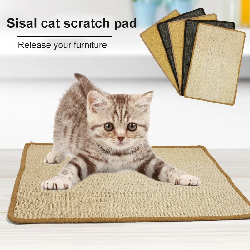Pet Cat Scratch Guard Mat Sisal Pad Cats Scratching Post Kitten Grinding Claw Scratcher Mat Sofa Protector Furniture Supplies
Pet Cat Scratch Guard Mat Sisal Pad Cats Scratching Post Kitten Grinding Claw Scratcher Mat Sofa Protector Furniture Supplies
