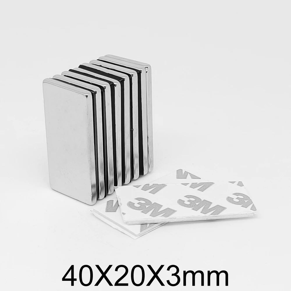 2/5/10/15/20PCS 40x20x3mm Block Search Magnet With 3M Self - Adhesive 40*20*3 Quadrate Strong Neodymium Magnet 40x20x3
2/5/10/15/20PCS 40x20x3mm Block Search Magnet With 3M Self - Adhesive 40*20*3 Quadrate Strong Neodymium Magnet 40x20x3