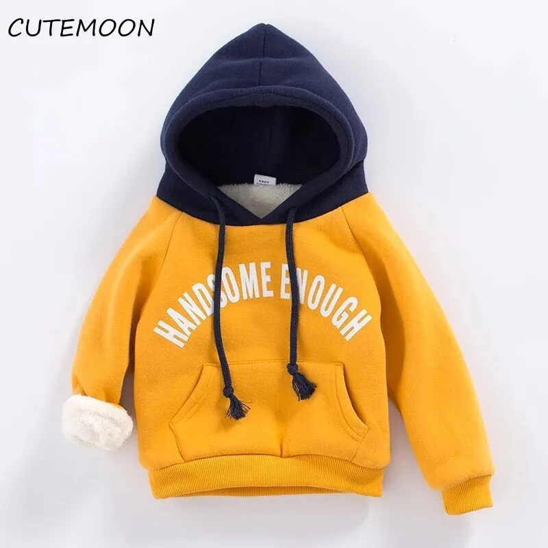 Childrens Hooded Sweater For Kids Letter Sweatshirt Baby Clothes Boys Girls Tops Toddle Clothing Warm Velvet Cartoon Coat
Childrens Hooded Sweater For Kids Letter Sweatshirt Baby Clothes Boys Girls Tops Toddle Clothing Warm Velvet Cartoon Coat