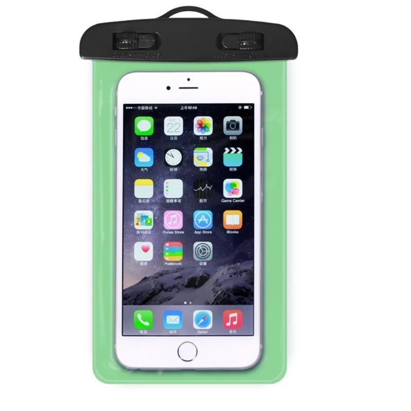 Universal Clear Mobile Phone Dry Pouch Waterproof PVC Cell Phone Bag for Swimming Diving Water Sports Phone Case Bag 105x175MM
Universal Clear Mobile Phone Dry Pouch Waterproof PVC Cell Phone Bag for Swimming Diving Water Sports Phone Case Bag 105x175MM