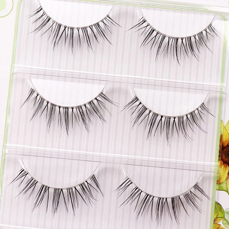 3 Pairs Natural Long Soft Wispy long Cross False Eyelashes 3D Makeup Cross Strip False Eyelashes Reusable Eyelash Wholesale 
3 Pairs Natural Long Soft Wispy long Cross False Eyelashes 3D Makeup Cross Strip False Eyelashes Reusable Eyelash Wholesale