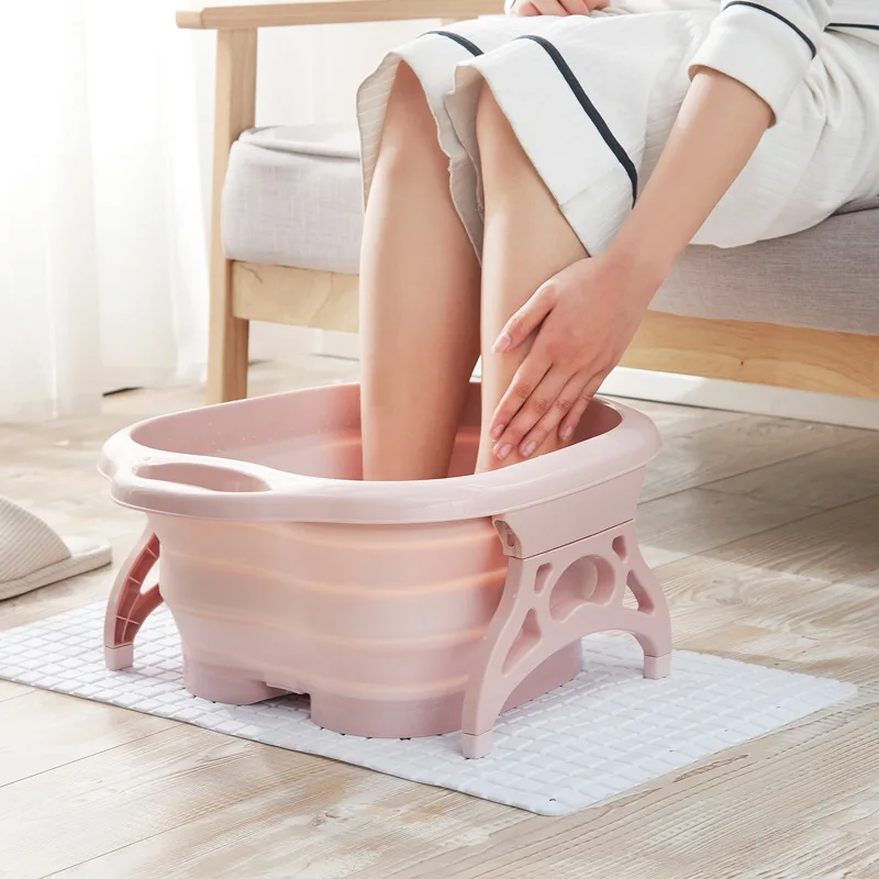 Foldable Foot Bath Plain Foaming Massage Bucket Plastic Foot Tub Basin Large Heightening Footbath Fording Barrel Reduce Pressure
Foldable Foot Bath Plain Foaming Massage Bucket Plastic Foot Tub Basin Large Heightening Footbath Fording Barrel Reduce Pressure