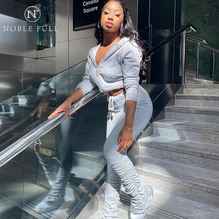 Casual Two Piece Set Long Sleeves Hoodies Solid Color Sweat Pants Sportswear Female Sport Suits Autumn New Style Fashion suit
Casual Two Piece Set Long Sleeves Hoodies Solid Color Sweat Pants Sportswear Female Sport Suits Autumn New Style Fashion suit