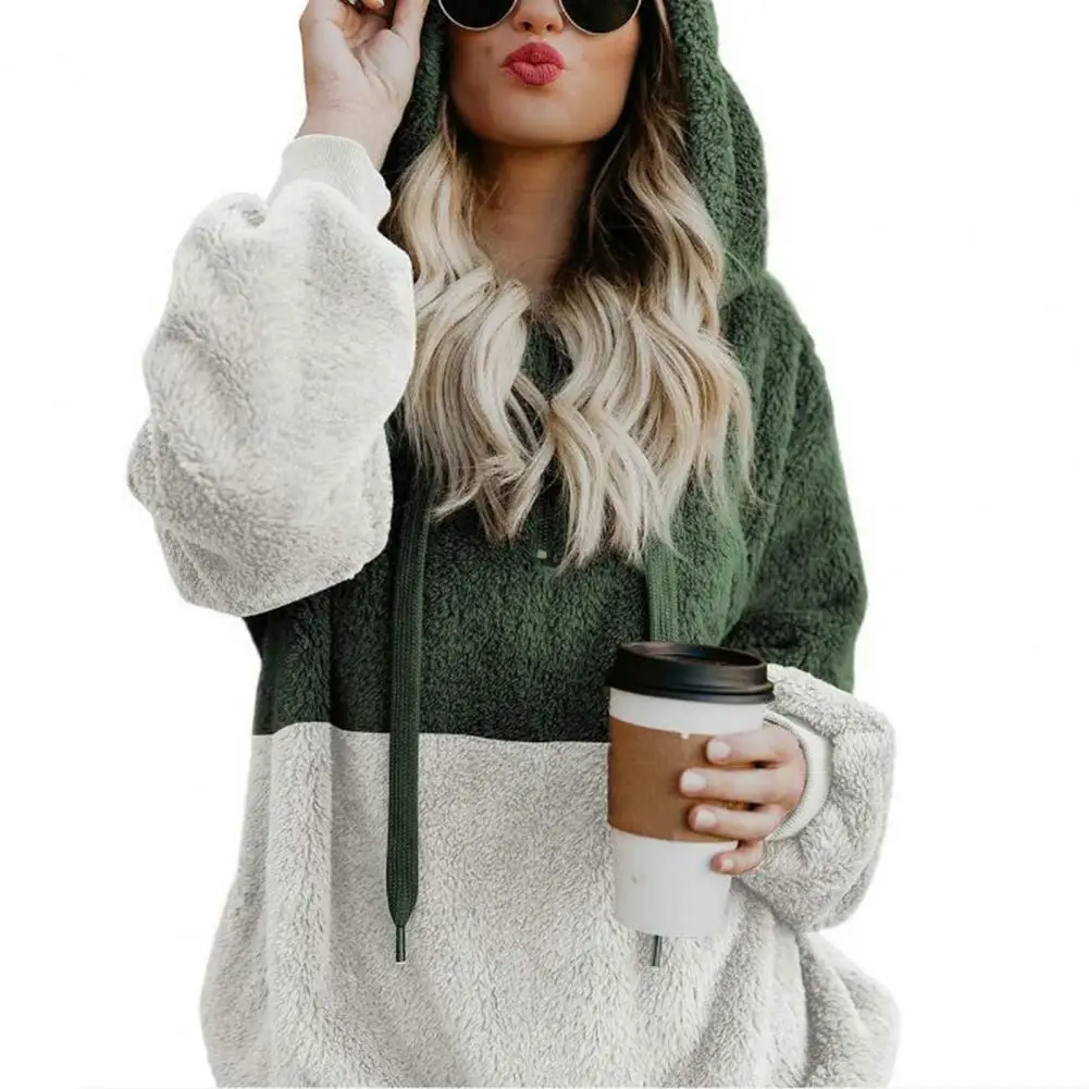 2021 Casual Lady Hoodie Contrast Colors Long Sleeve Patchwork Elastic Cuff Sweatshirt Warm Zipper Women Hoodie for Daily Wear
2021 Casual Lady Hoodie Contrast Colors Long Sleeve Patchwork Elastic Cuff Sweatshirt Warm Zipper Women Hoodie for Daily Wear