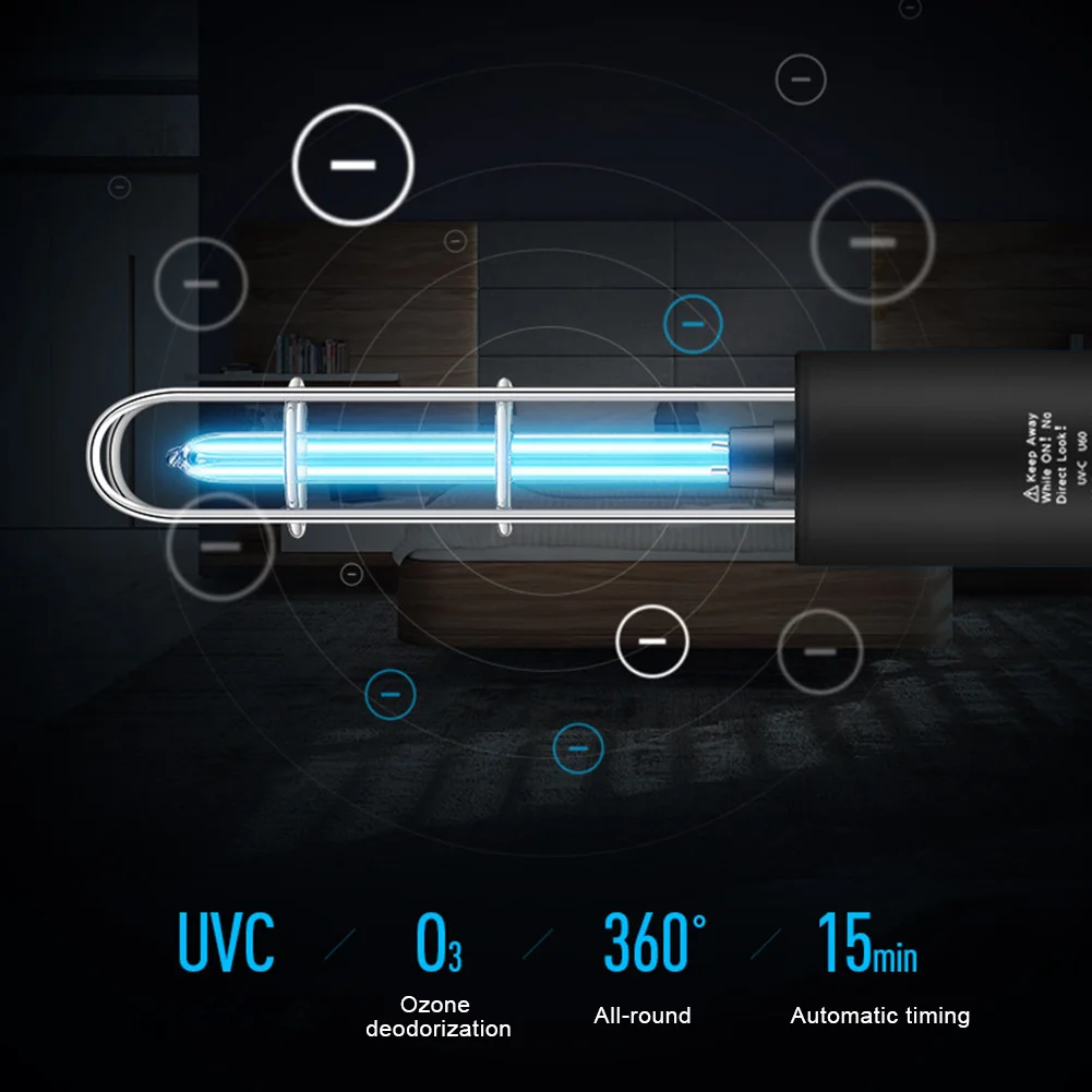 UV Lamp Disinfection Light Eliminator Lamp for Home Indoor Car Chargable Ultraviolet Lights BM88
UV Lamp Disinfection Light Eliminator Lamp for Home Indoor Car Chargable Ultraviolet Lights BM88