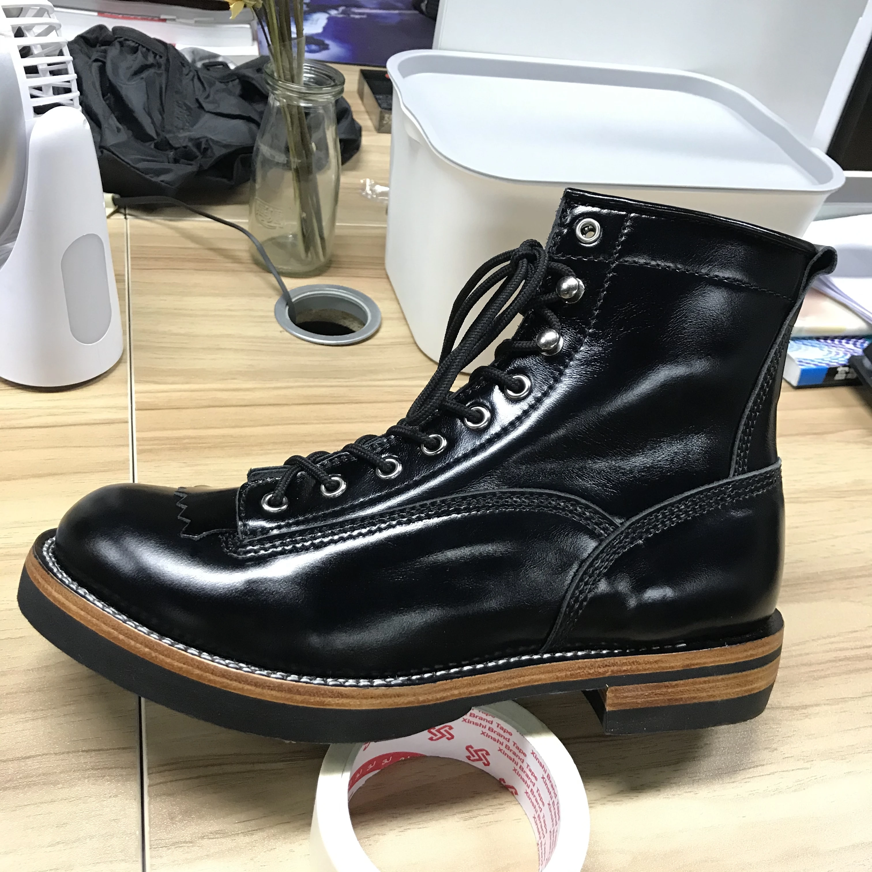 XB480 Red Tornado Size 35-49 Super Quality Genuine Italian Cow Leather High Heel Handmade Goodyear Welted Rider Boot
XB480 Red Tornado Size 35-49 Super Quality Genuine Italian Cow Leather High Heel Handmade Goodyear Welted Rider Boot