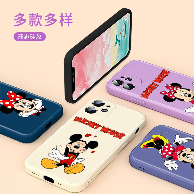 Cute Minnie Cartoon Couple For Apple IPhone 13 12 Mini 11 Pro XS MAX XR X 8 7 6S SE Plus Liquid Silicone Soft Cover Phone Case
Cute Minnie Cartoon Couple For Apple IPhone 13 12 Mini 11 Pro XS MAX XR X 8 7 6S SE Plus Liquid Silicone Soft Cover Phone Case