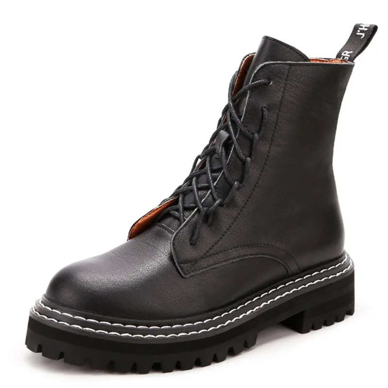 Leather ladies boots motorcycle boots Women shoes 2020 autumn new shoes female punk motorcycle boots Low heel casual fashion
Leather ladies boots motorcycle boots Women shoes 2020 autumn new shoes female punk motorcycle boots Low heel casual fashion
