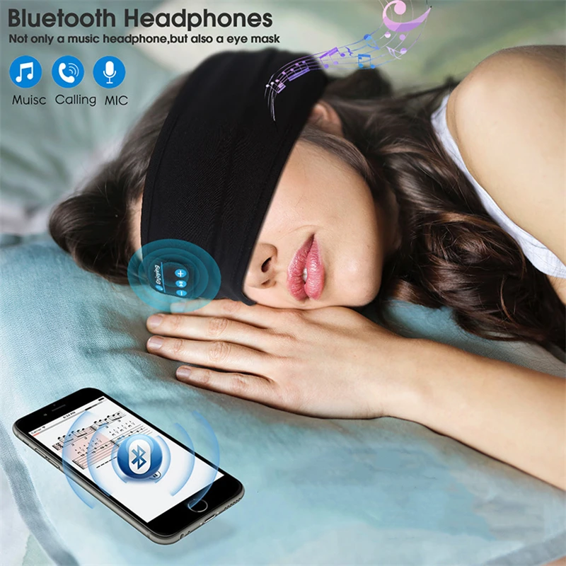 Bluetooth Music Sleeping Eye Cover Headphones Headband Elastic Comfortable Eye Mask for Side Sleeper Relaxation Shade Blindfold
Bluetooth Music Sleeping Eye Cover Headphones Headband Elastic Comfortable Eye Mask for Side Sleeper Relaxation Shade Blindfold
