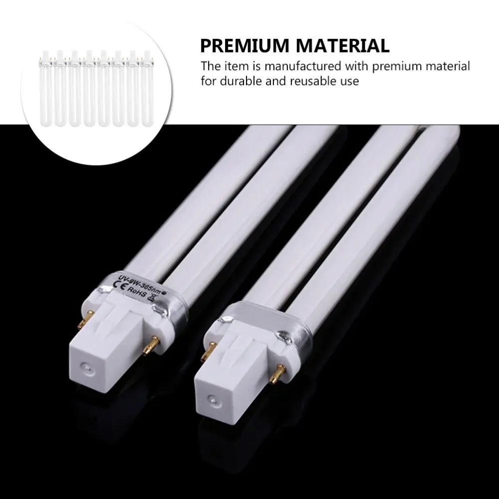8pcs 9W Nail Art Light Nail Therapy Machine Lamp Tube Electronic Lamp Tube
8pcs 9W Nail Art Light Nail Therapy Machine Lamp Tube Electronic Lamp Tube