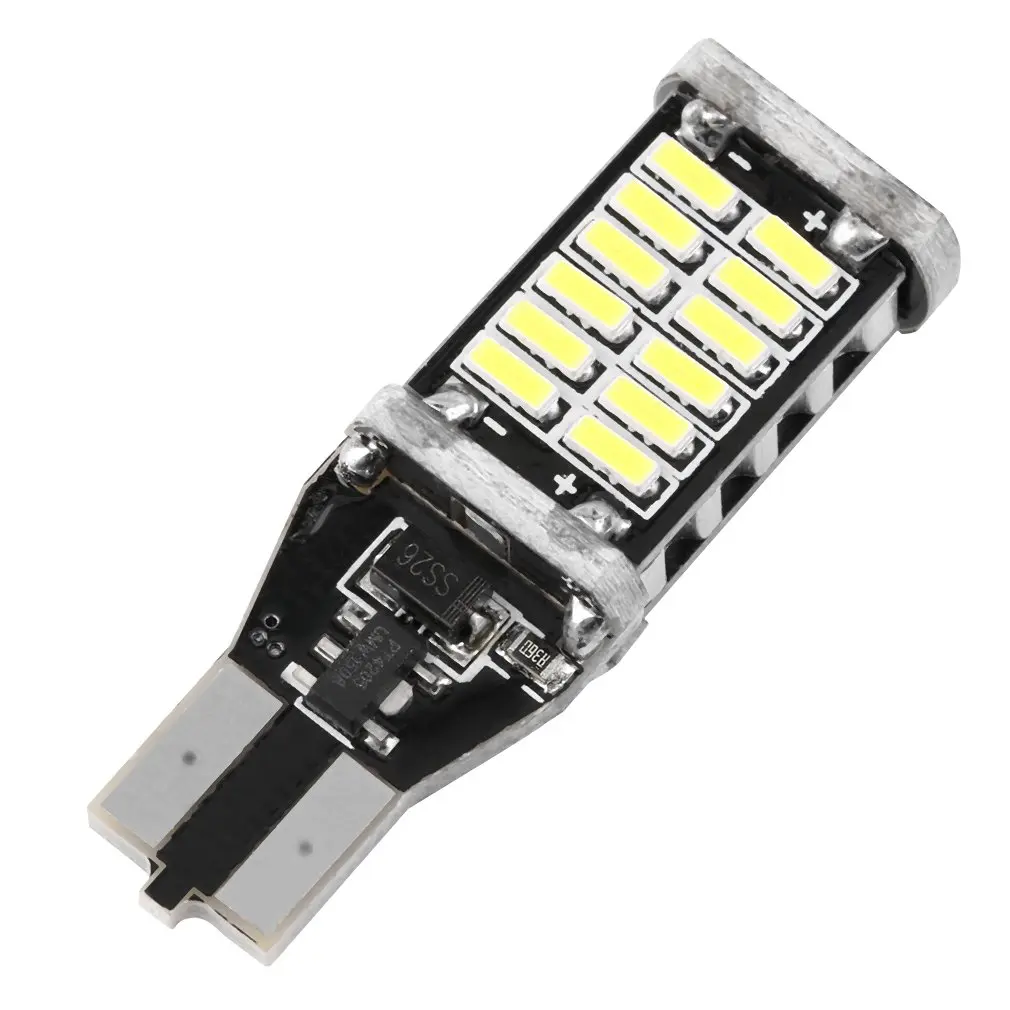 Car styling Canbus Error Emitter Car LED light 9w T15 4014 LED Reverse Light NO ERROR Backup light rear Lamp parking Lights
Car styling Canbus Error Emitter Car LED light 9w T15 4014 LED Reverse Light NO ERROR Backup light rear Lamp parking Lights