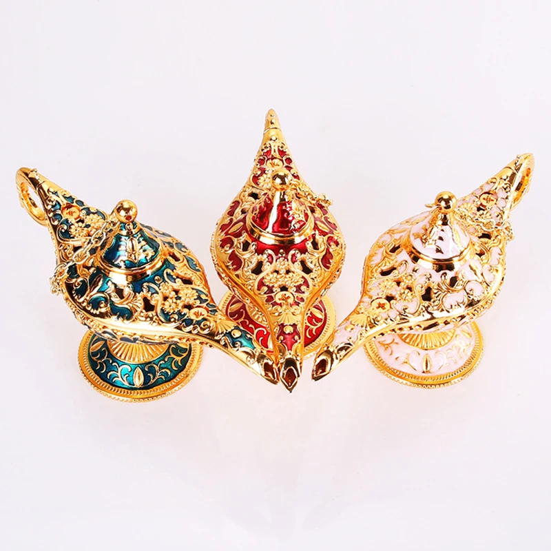 Wishing Aladdin Lamps Home Decoration European Style Exquisite Crafts Metal Small Figurine Vintage Craft Creative Props Collect
Wishing Aladdin Lamps Home Decoration European Style Exquisite Crafts Metal Small Figurine Vintage Craft Creative Props Collect