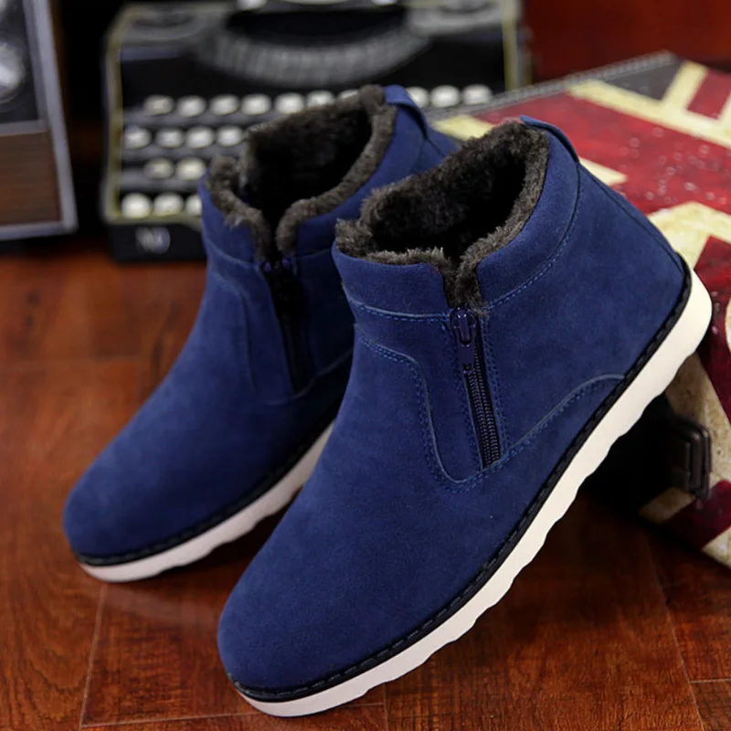 Sonw boots man winter ankle shoes classic suede boots for male warm boots plush zipper elegant 2019
Sonw boots man winter ankle shoes classic suede boots for male warm boots plush zipper elegant 2019