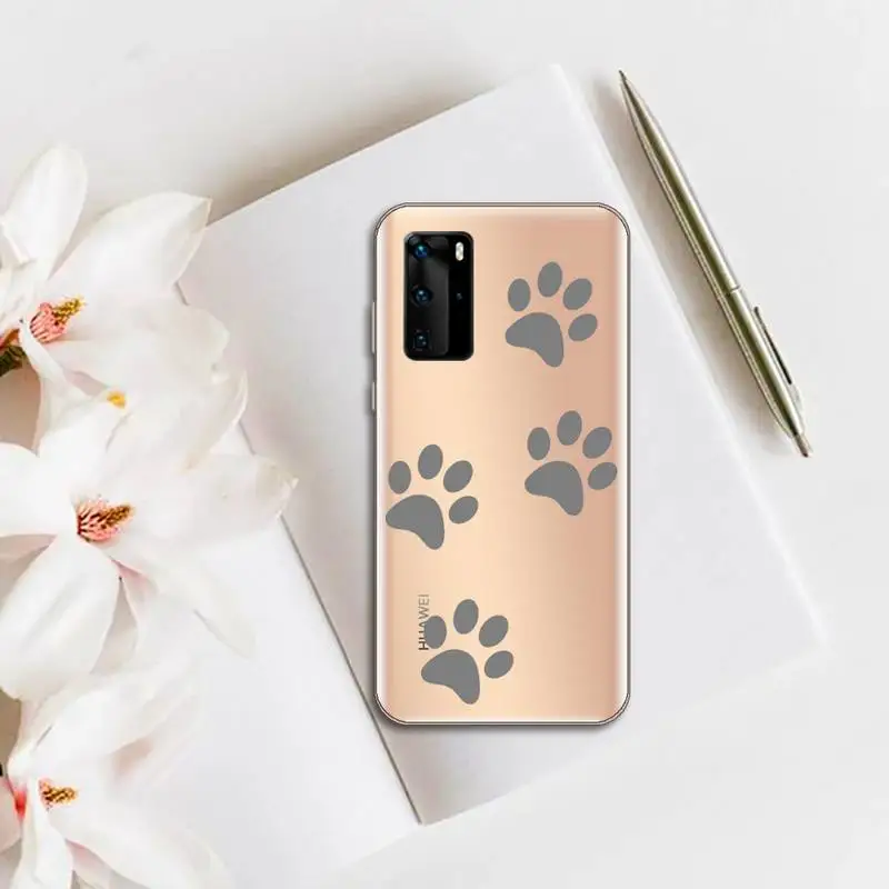 Dog Footprint Phone Case Transparent for huawei honor P 40 30 20 lite Pro 10 i 8 9 x p smart 2019
Dog Footprint Phone Case Transparent for huawei honor P 40 30 20 lite Pro 10 i 8 9 x p smart 2019