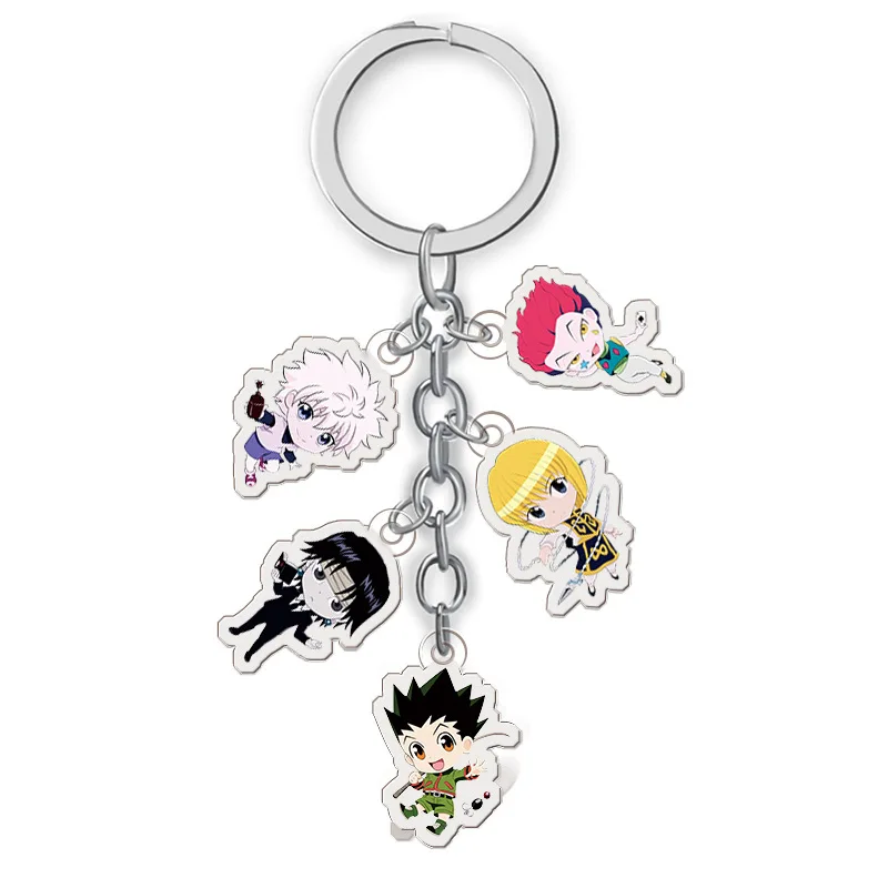 2021 HUNTER x HUNTER Anime Killua Zoldyck Kurapika Key Chains Two-sided Keychain Cosplay Acrylic Pendant Keyring
2021 HUNTER x HUNTER Anime Killua Zoldyck Kurapika Key Chains Two-sided Keychain Cosplay Acrylic Pendant Keyring