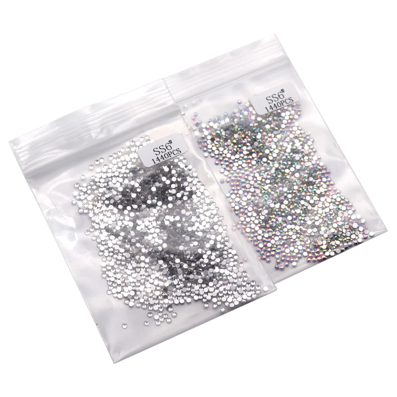 1440pcs/Bag High Quality 3D Non HotFix FlatBack Rhinestones Crystal for Nail Art and Decoration
1440pcs/Bag High Quality 3D Non HotFix FlatBack Rhinestones Crystal for Nail Art and Decoration