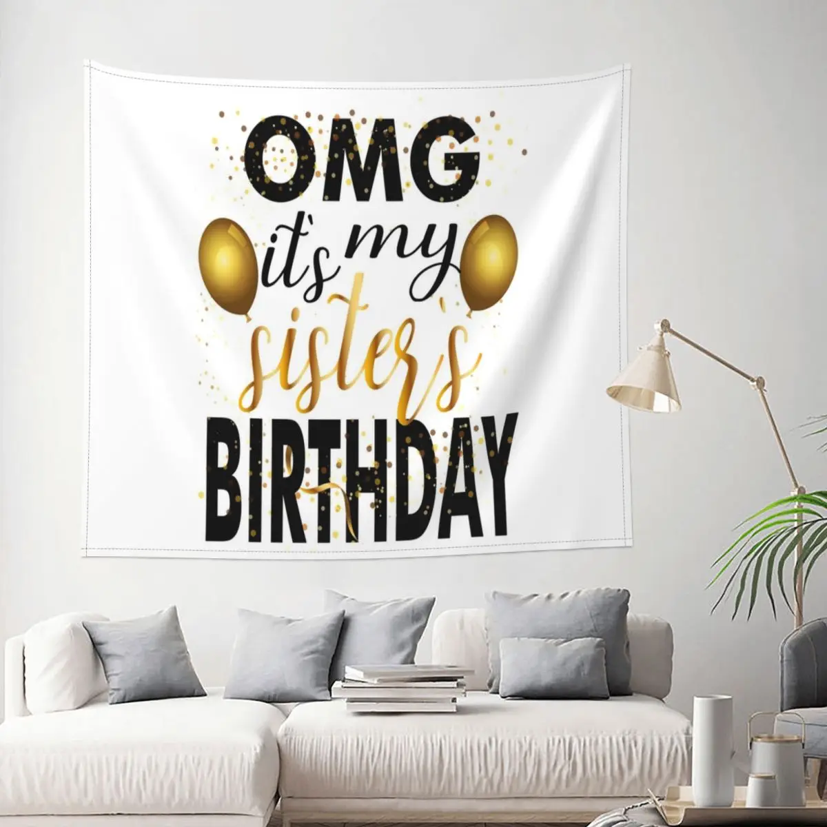 Tapestry Happy Birthday To My Dear Sister Jesus Funny Love Decor Wall Room Home Decoration Hanging Living room Kawaii Cartom
Tapestry Happy Birthday To My Dear Sister Jesus Funny Love Decor Wall Room Home Decoration Hanging Living room Kawaii Cartom