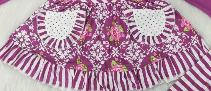 2019 girl winter purple suit pocket design pattern print striped trousers exquisite suit yll
2019 girl winter purple suit pocket design pattern print striped trousers exquisite suit yll
