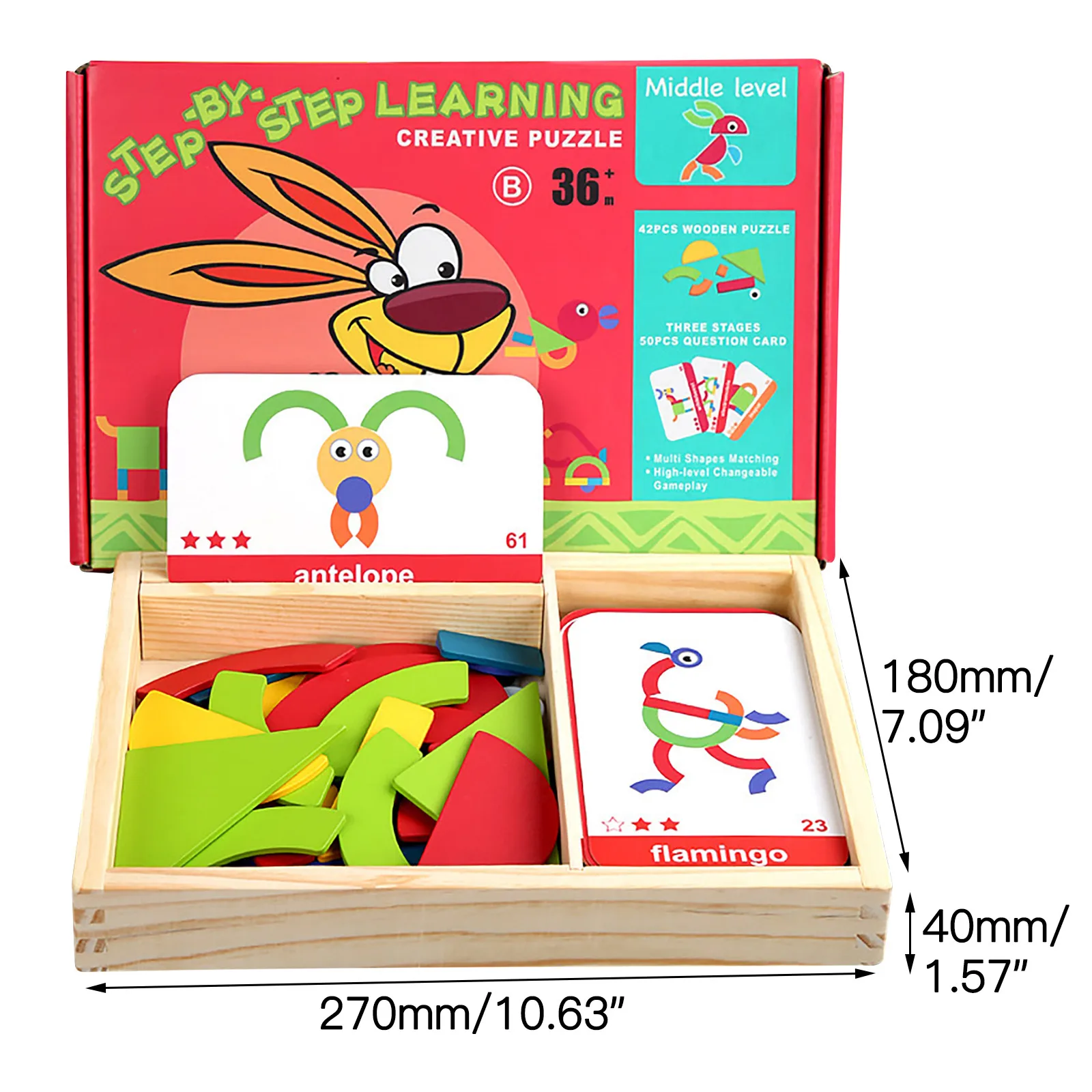 Puzzle Children's Fun Geometric Creative Puzzles Enlightenment Puzzle Early Education Puzzles caja misteriosa Personalized gift
Puzzle Children's Fun Geometric Creative Puzzles Enlightenment Puzzle Early Education Puzzles caja misteriosa Personalized gift