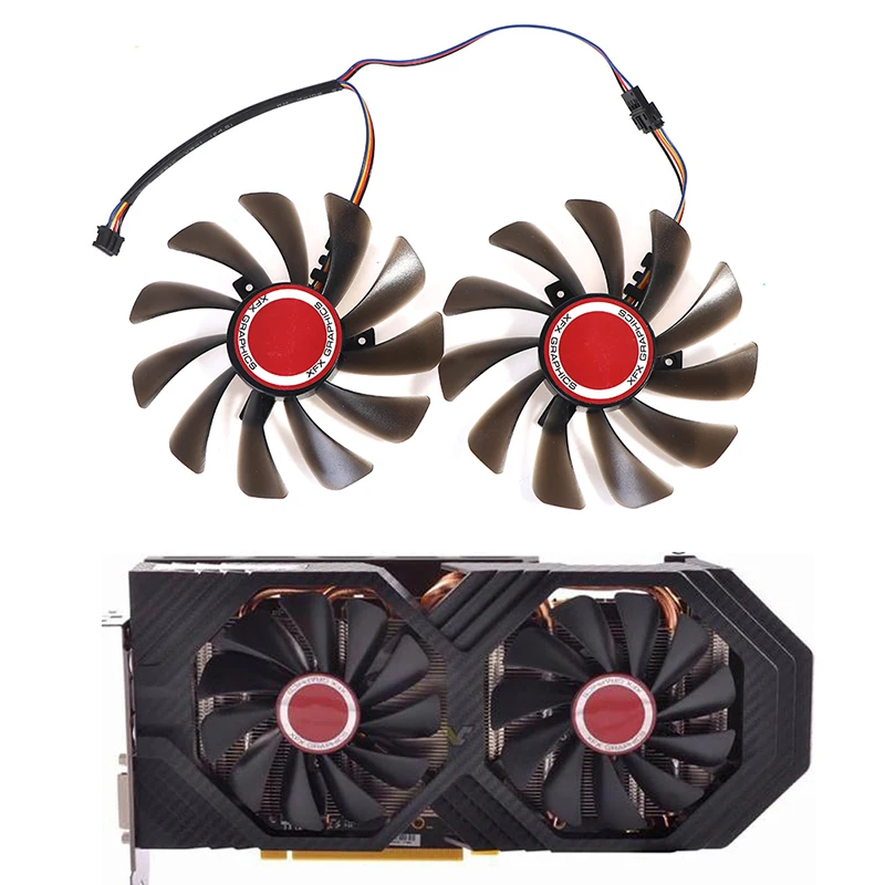 Hot sale 1Pair GPU Video Card Cooler fan For XFX RX 590/580 VGA Video Card Cooling
Hot sale 1Pair GPU Video Card Cooler fan For XFX RX 590/580 VGA Video Card Cooling