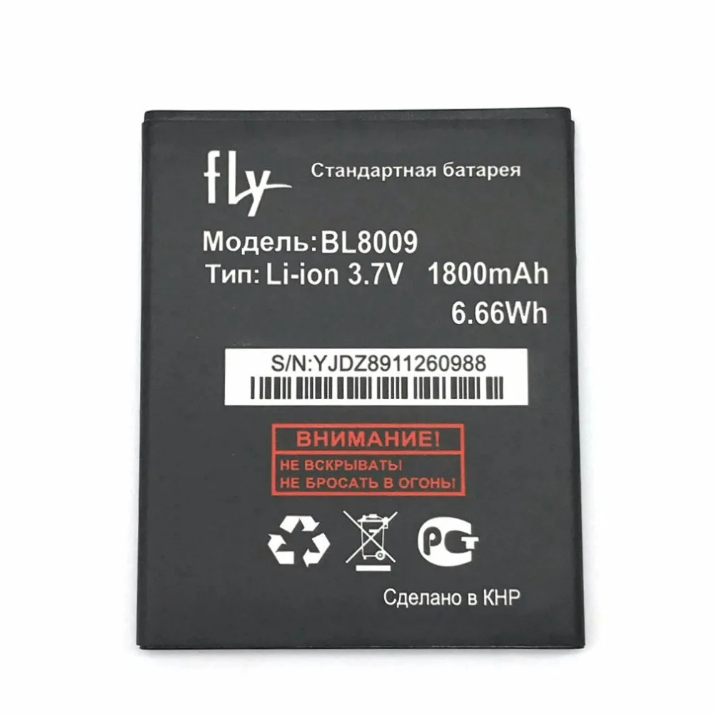 Новый BL8009 1800mAh запасной литий-ионный аккумулятор для fly 8009 Batterij Bateria + трек-код |