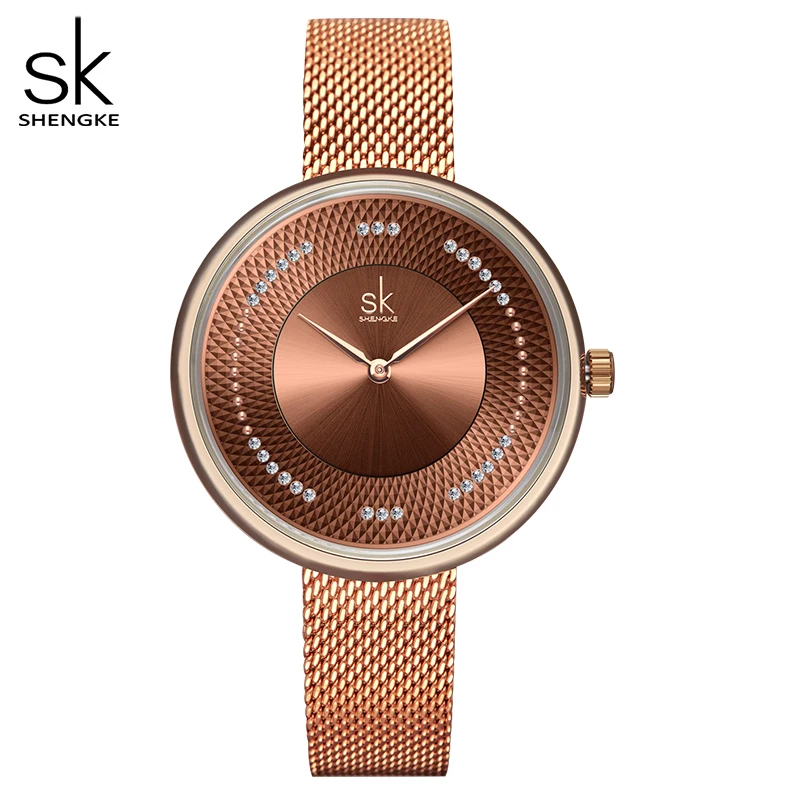 Shengke new luxury womens watches crystal decoration 38 mm large dial elegant Japanese quartz Ladies Watch Gift
Shengke new luxury womens watches crystal decoration 38 mm large dial elegant Japanese quartz Ladies Watch Gift