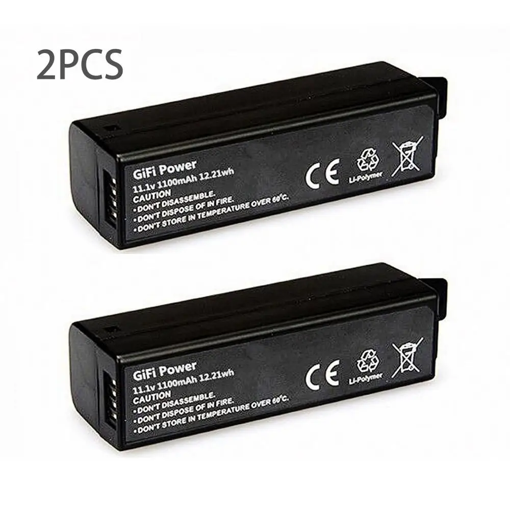 2PCS Gifi Power 1100mAh Large Capacity Battery Lipo Battery Drone Battery For DJI OSMO / OSMO PRO / OSMO+ / OSMO Mobile
2PCS Gifi Power 1100mAh Large Capacity Battery Lipo Battery Drone Battery For DJI OSMO / OSMO PRO / OSMO+ / OSMO Mobile