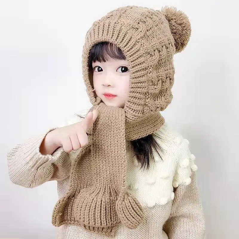 Cute Boys and Girls Autumn and Winter Hat Scarf Integrated Wool Hat Windproof Ear Protection Plush Thickened Simple Baotou Hat
Cute Boys and Girls Autumn and Winter Hat Scarf Integrated Wool Hat Windproof Ear Protection Plush Thickened Simple Baotou Hat