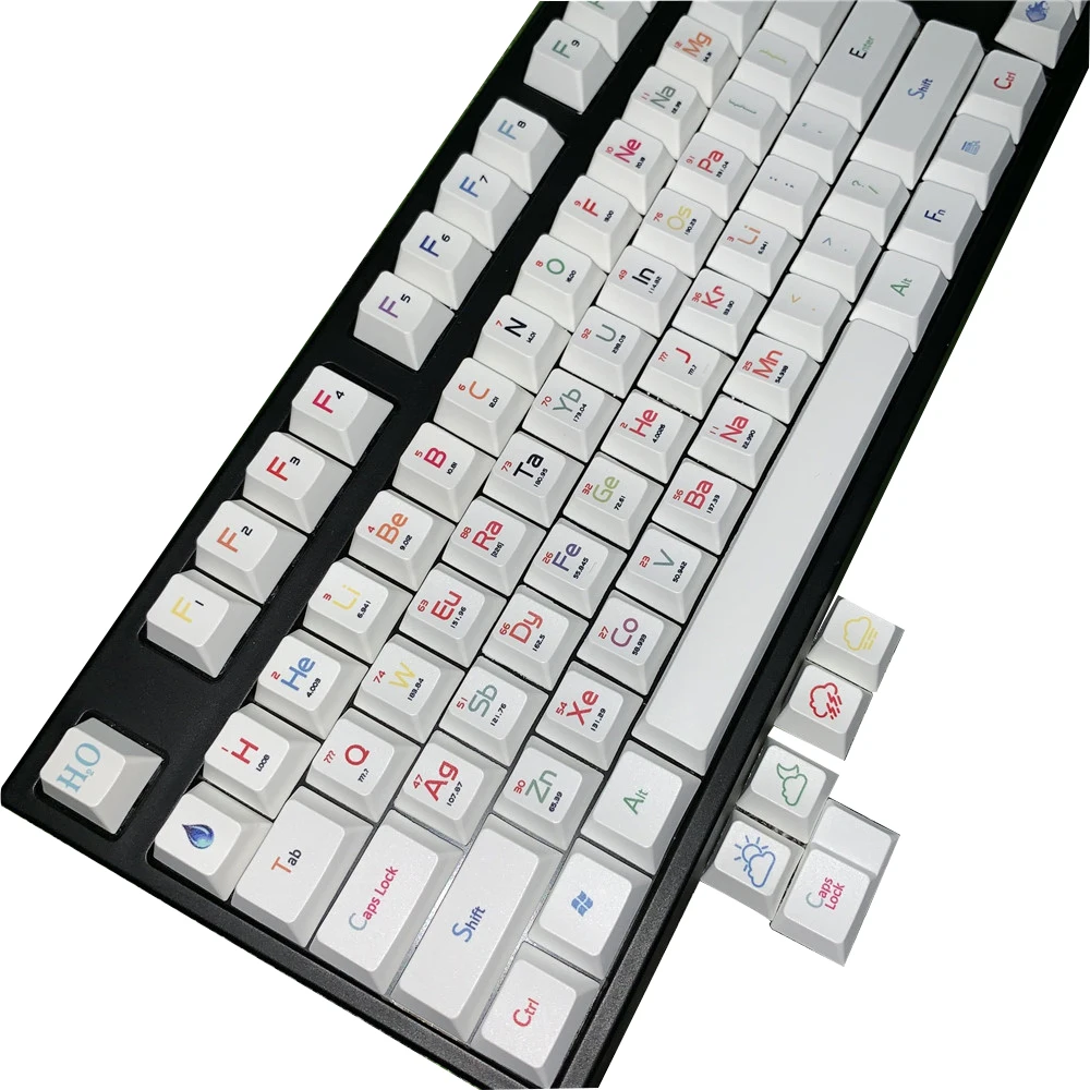 1 set/104keys Element cycle PBT heat sublimation key cap mechanical keyboard personality key cap filco for cherry MX switch
1 set/104keys Element cycle PBT heat sublimation key cap mechanical keyboard personality key cap filco for cherry MX switch
