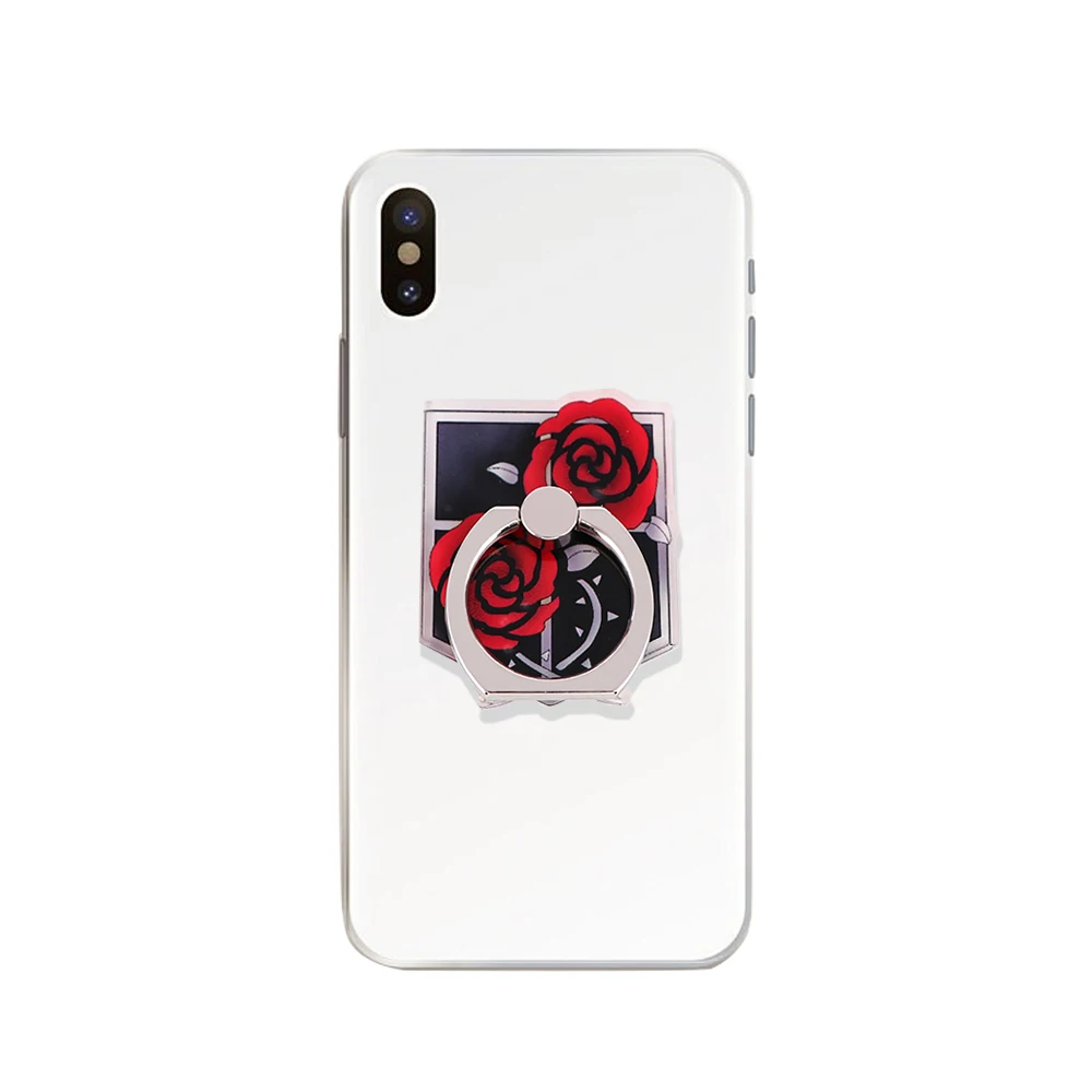 JF1146 360 градусов Роза мультфильм аниме кольцо на палец подставка для смартфона